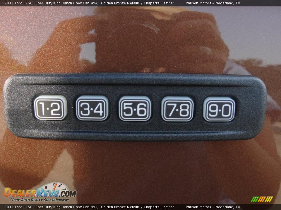 2011 Ford F250 Super Duty King Ranch Crew Cab 4x4 Golden Bronze Metallic / Chaparral Leather Photo #16