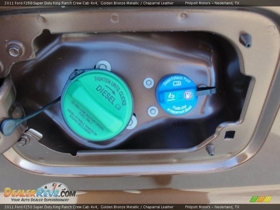 2011 Ford F250 Super Duty King Ranch Crew Cab 4x4 Golden Bronze Metallic / Chaparral Leather Photo #17