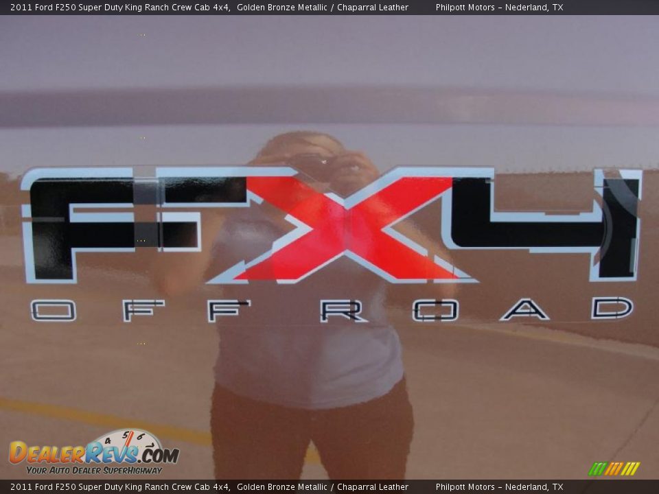 2011 Ford F250 Super Duty King Ranch Crew Cab 4x4 Golden Bronze Metallic / Chaparral Leather Photo #18