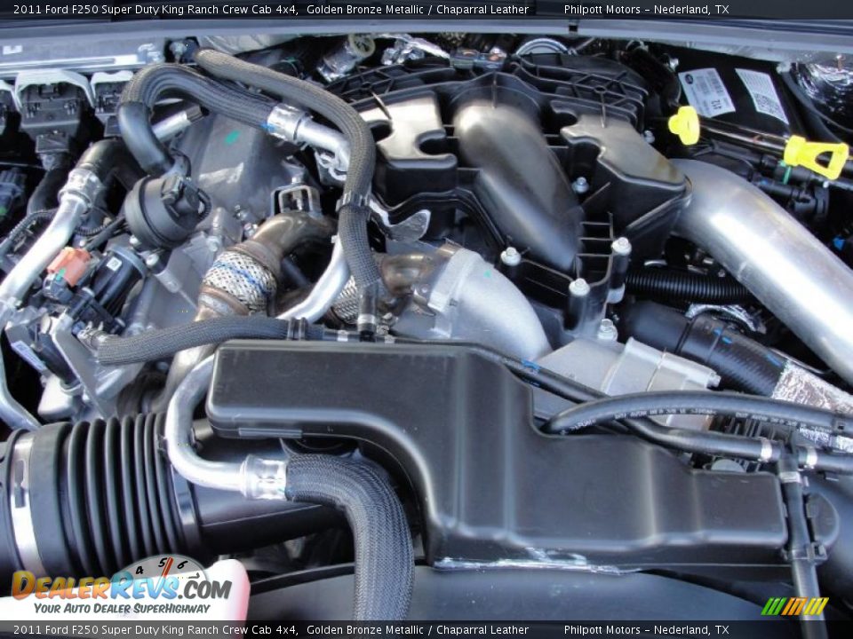 2011 Ford F250 Super Duty King Ranch Crew Cab 4x4 Golden Bronze Metallic / Chaparral Leather Photo #20