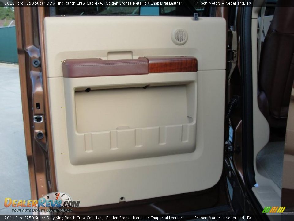 2011 Ford F250 Super Duty King Ranch Crew Cab 4x4 Golden Bronze Metallic / Chaparral Leather Photo #21