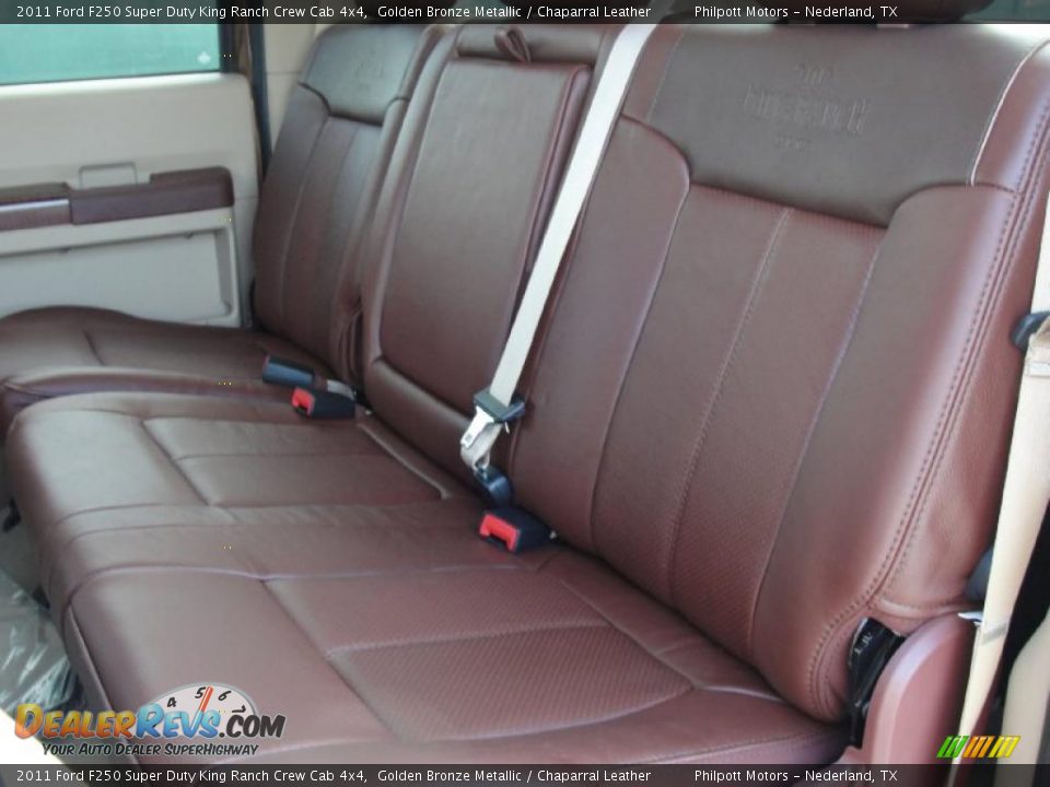2011 Ford F250 Super Duty King Ranch Crew Cab 4x4 Golden Bronze Metallic / Chaparral Leather Photo #22
