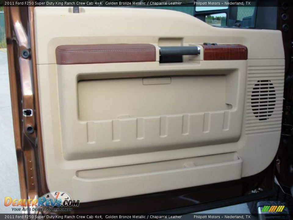 2011 Ford F250 Super Duty King Ranch Crew Cab 4x4 Golden Bronze Metallic / Chaparral Leather Photo #23