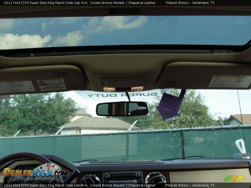 2011 Ford F250 Super Duty King Ranch Crew Cab 4x4 Golden Bronze Metallic / Chaparral Leather Photo #27