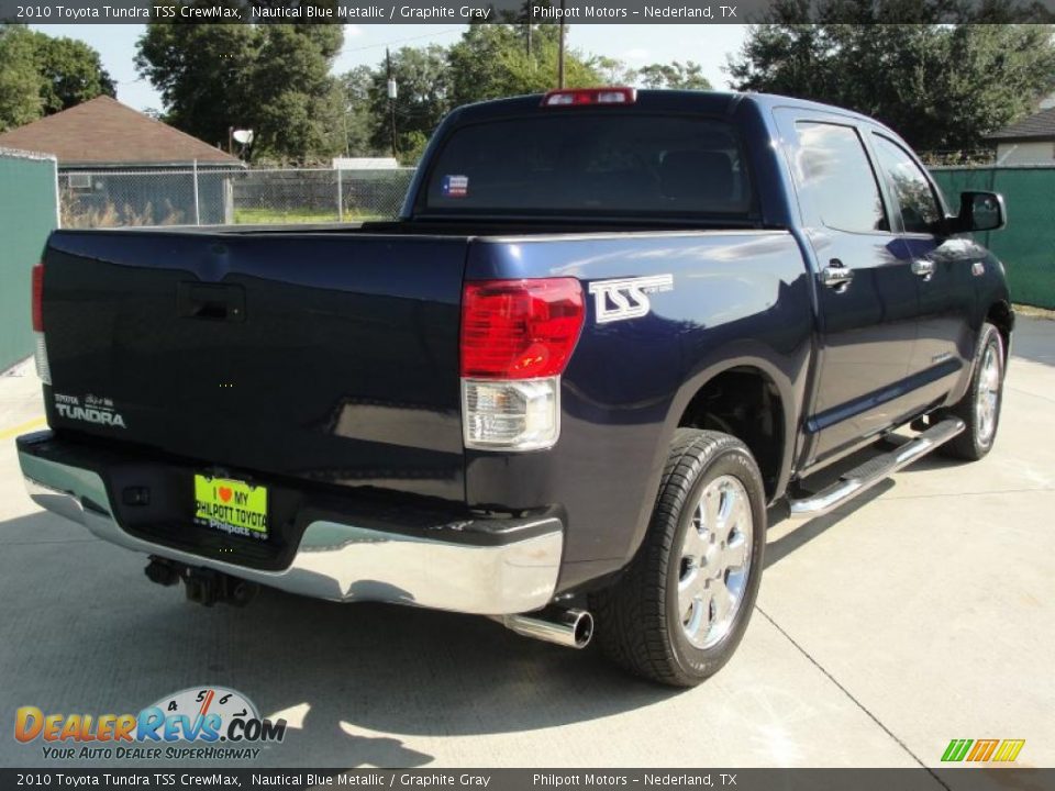 2010 Toyota Tundra TSS CrewMax Nautical Blue Metallic / Graphite Gray Photo #3