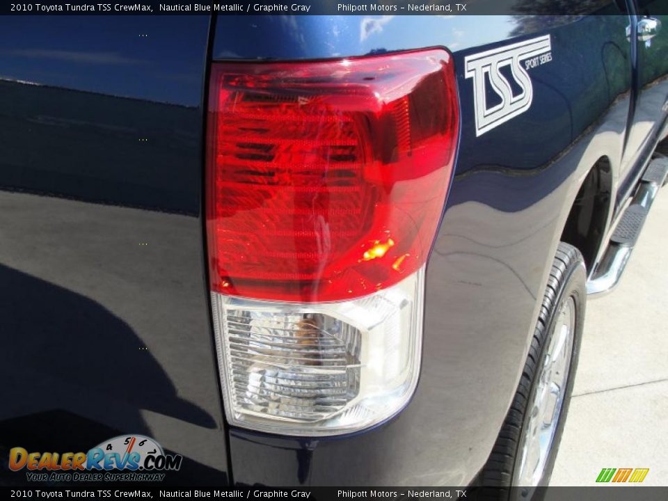 2010 Toyota Tundra TSS CrewMax Nautical Blue Metallic / Graphite Gray Photo #22