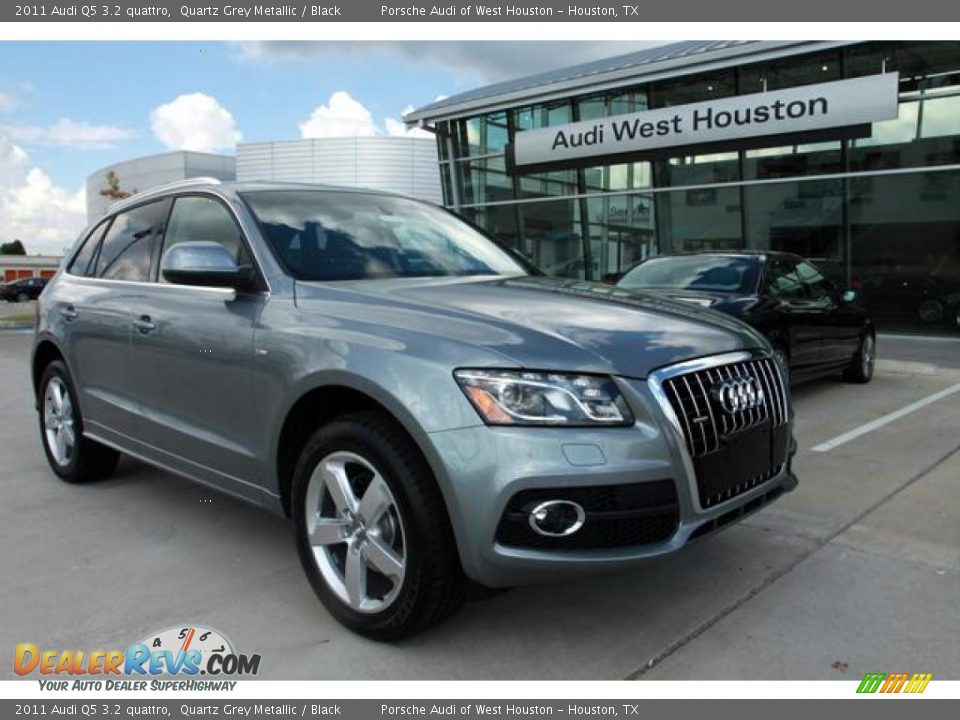 2011 Audi Q5 3.2 quattro Quartz Grey Metallic / Black Photo #1