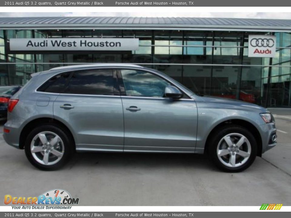 2011 Audi Q5 3.2 quattro Quartz Grey Metallic / Black Photo #3