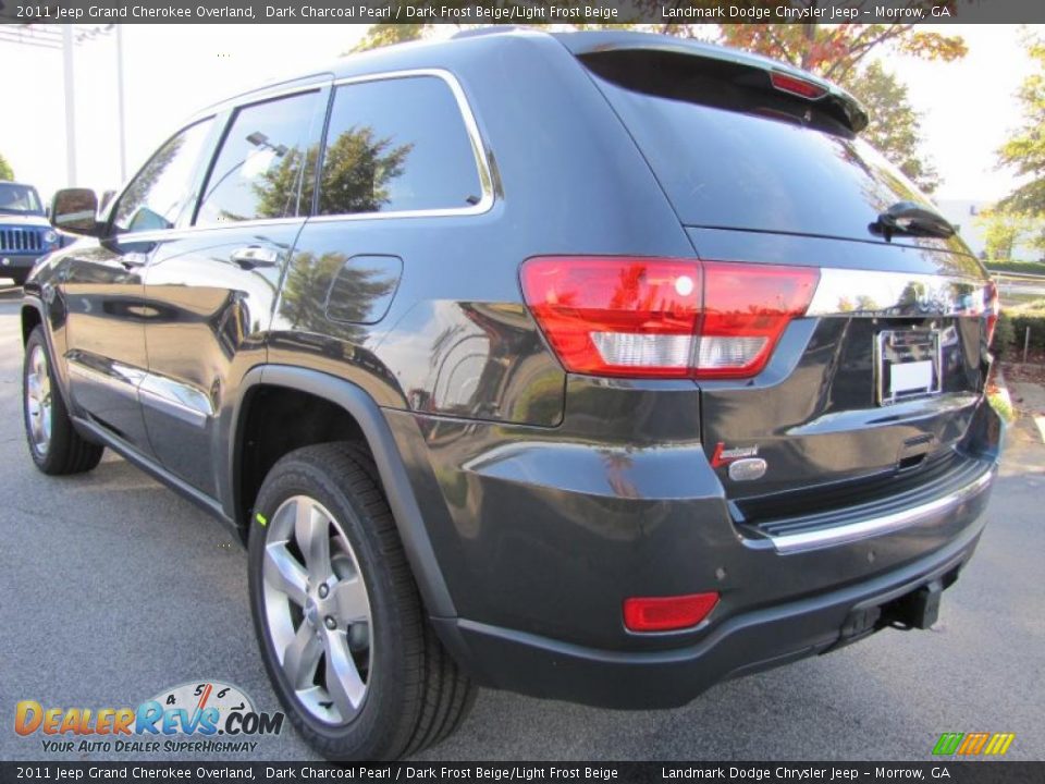 2011 Jeep Grand Cherokee Overland Dark Charcoal Pearl / Dark Frost Beige/Light Frost Beige Photo #2