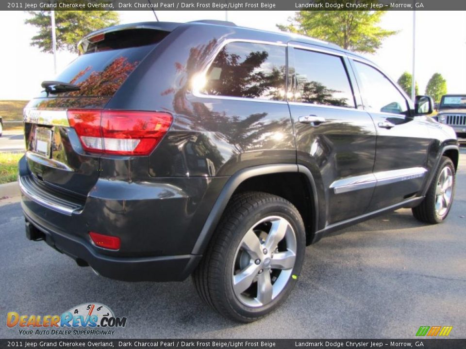 2011 Jeep Grand Cherokee Overland Dark Charcoal Pearl / Dark Frost Beige/Light Frost Beige Photo #3