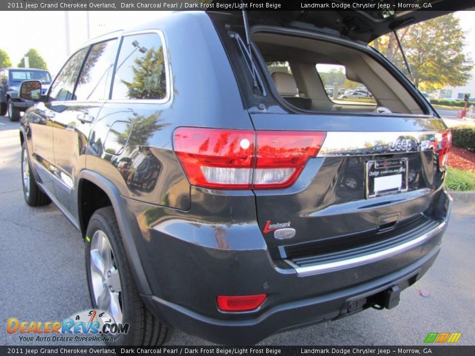 2011 Jeep Grand Cherokee Overland Dark Charcoal Pearl / Dark Frost Beige/Light Frost Beige Photo #9