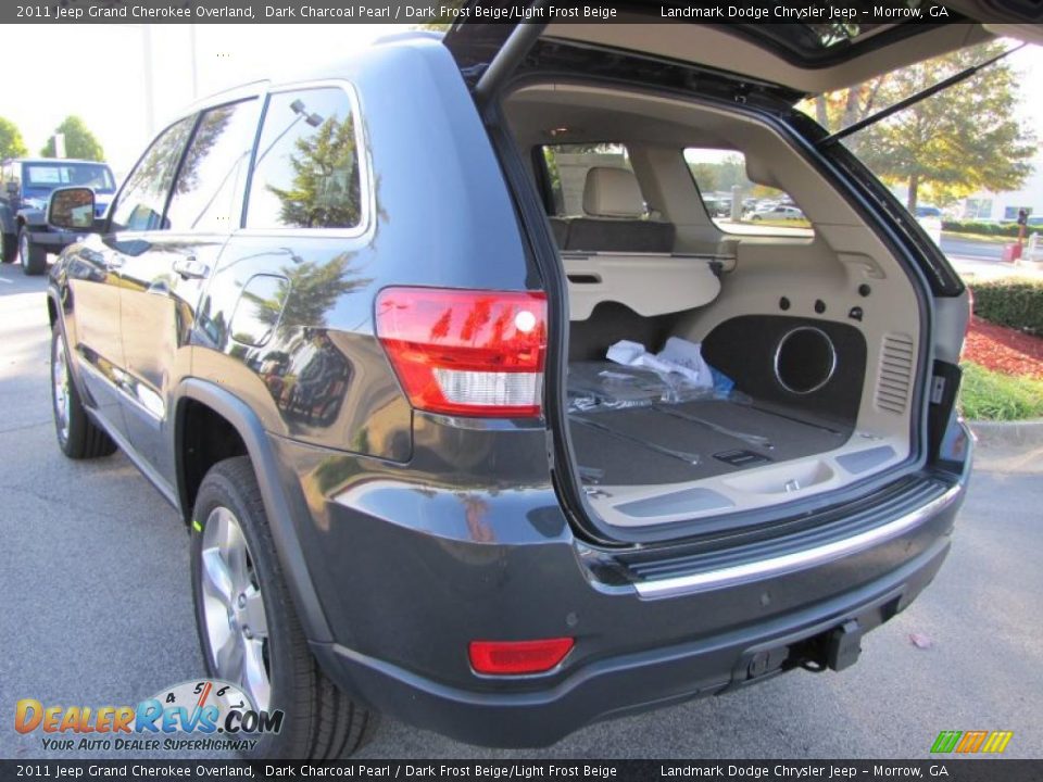 2011 Jeep Grand Cherokee Overland Dark Charcoal Pearl / Dark Frost Beige/Light Frost Beige Photo #10