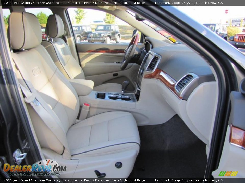 Dark Frost Beige/Light Frost Beige Interior - 2011 Jeep Grand Cherokee Overland Photo #12