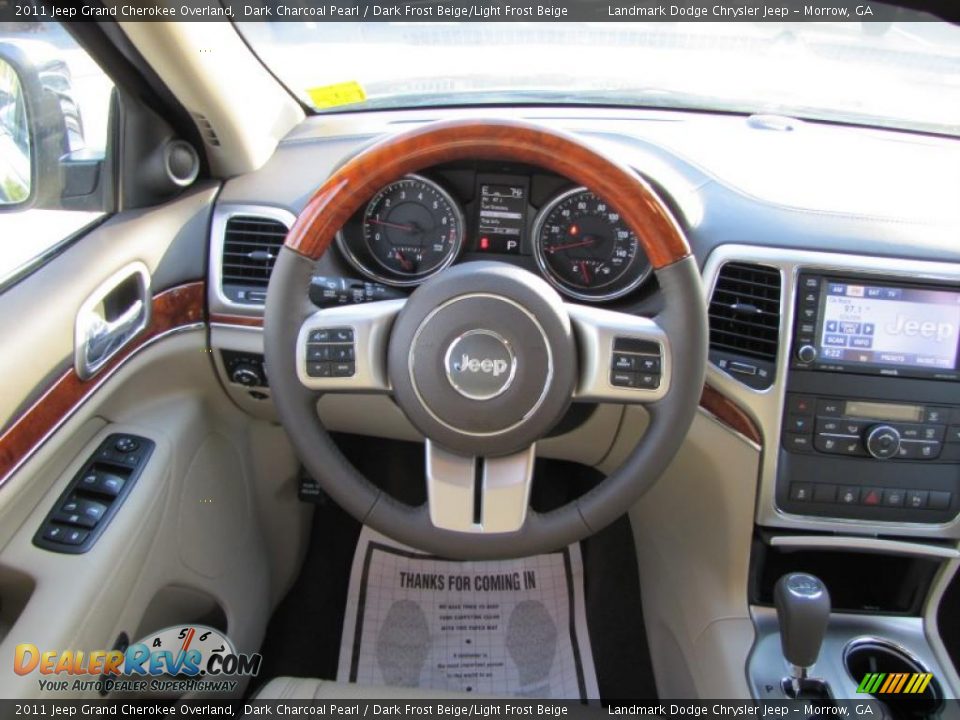 2011 Jeep Grand Cherokee Overland Steering Wheel Photo #14