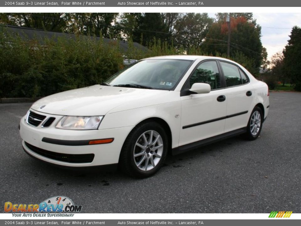 Front 3/4 View of 2004 Saab 9-3 Linear Sedan Photo #1