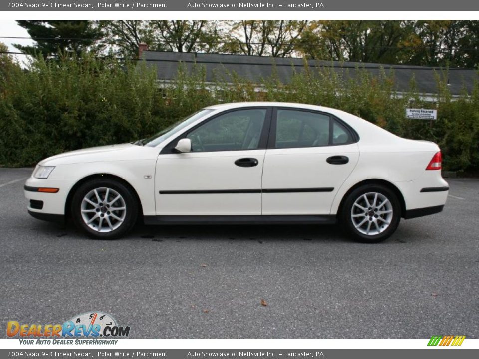 Polar White 2004 Saab 9-3 Linear Sedan Photo #3