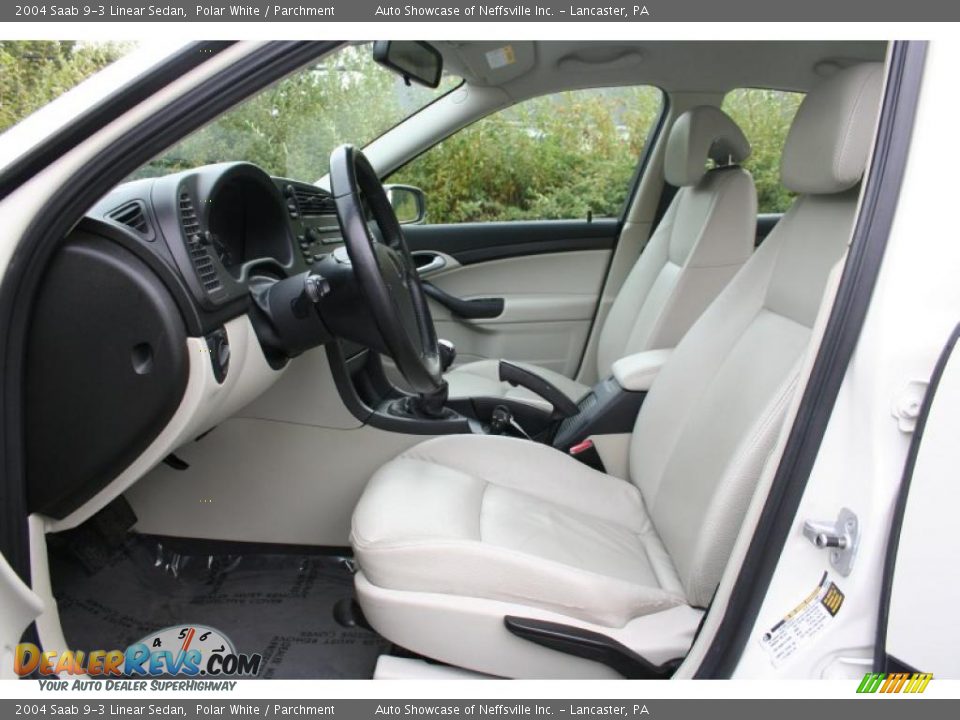 Parchment Interior - 2004 Saab 9-3 Linear Sedan Photo #17