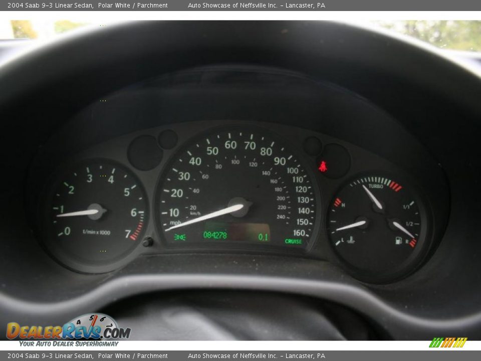 2004 Saab 9-3 Linear Sedan Gauges Photo #26