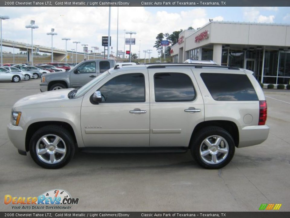 2008 Chevrolet Tahoe LTZ Gold Mist Metallic / Light Cashmere/Ebony Photo #2