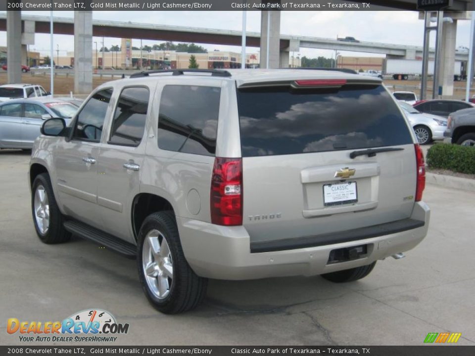 2008 Chevrolet Tahoe LTZ Gold Mist Metallic / Light Cashmere/Ebony Photo #3