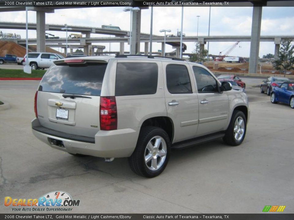 2008 Chevrolet Tahoe LTZ Gold Mist Metallic / Light Cashmere/Ebony Photo #5