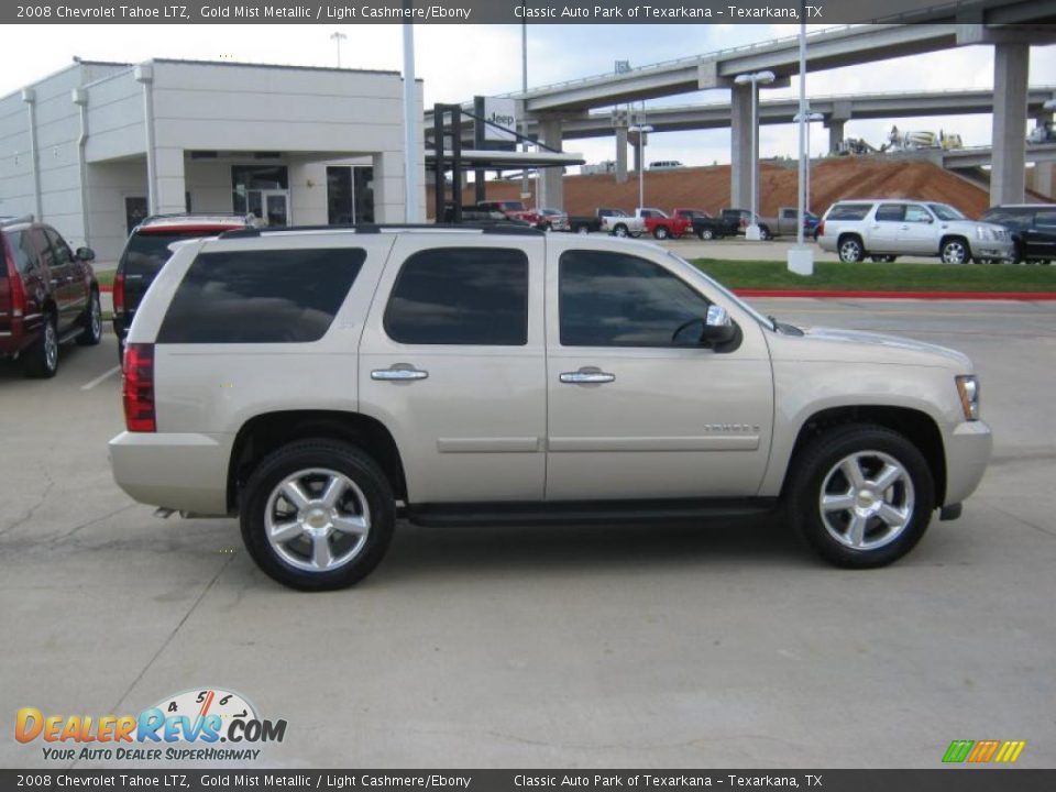 2008 Chevrolet Tahoe LTZ Gold Mist Metallic / Light Cashmere/Ebony Photo #6