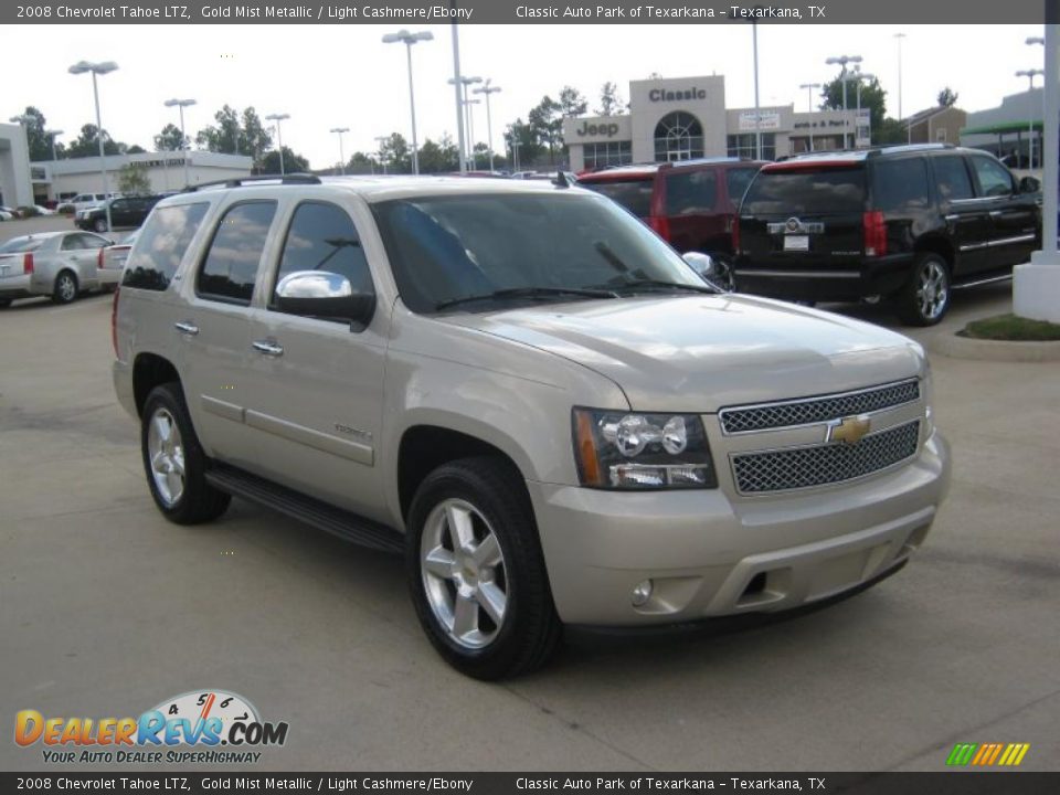 2008 Chevrolet Tahoe LTZ Gold Mist Metallic / Light Cashmere/Ebony Photo #7