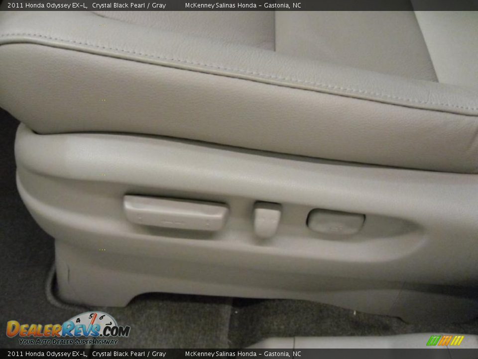 2011 Honda Odyssey EX-L Crystal Black Pearl / Gray Photo #9