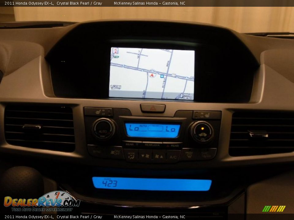 2011 Honda Odyssey EX-L Crystal Black Pearl / Gray Photo #15