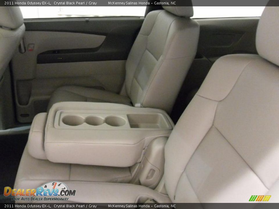 2011 Honda Odyssey EX-L Crystal Black Pearl / Gray Photo #19