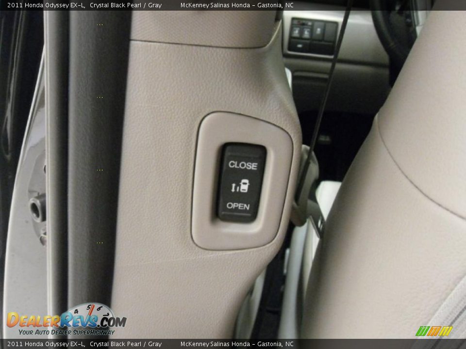 2011 Honda Odyssey EX-L Crystal Black Pearl / Gray Photo #22