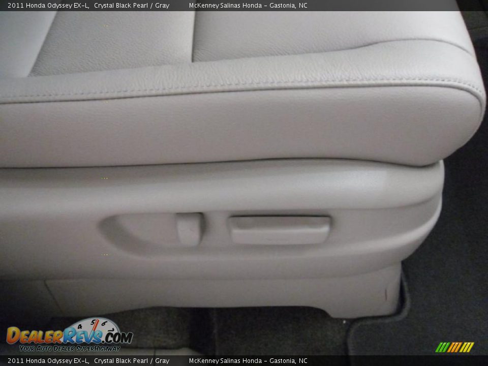 2011 Honda Odyssey EX-L Crystal Black Pearl / Gray Photo #27