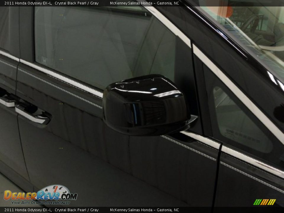 2011 Honda Odyssey EX-L Crystal Black Pearl / Gray Photo #30