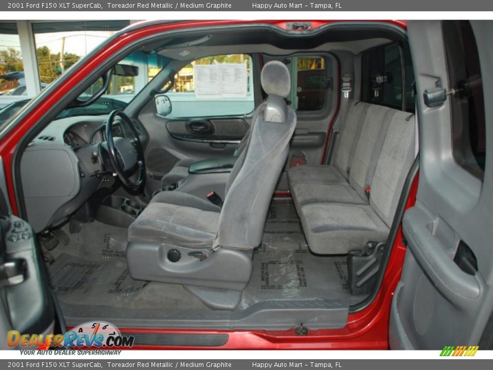 Medium Graphite Interior 01 Ford F150 Xlt Supercab Photo 18 Dealerrevs Com