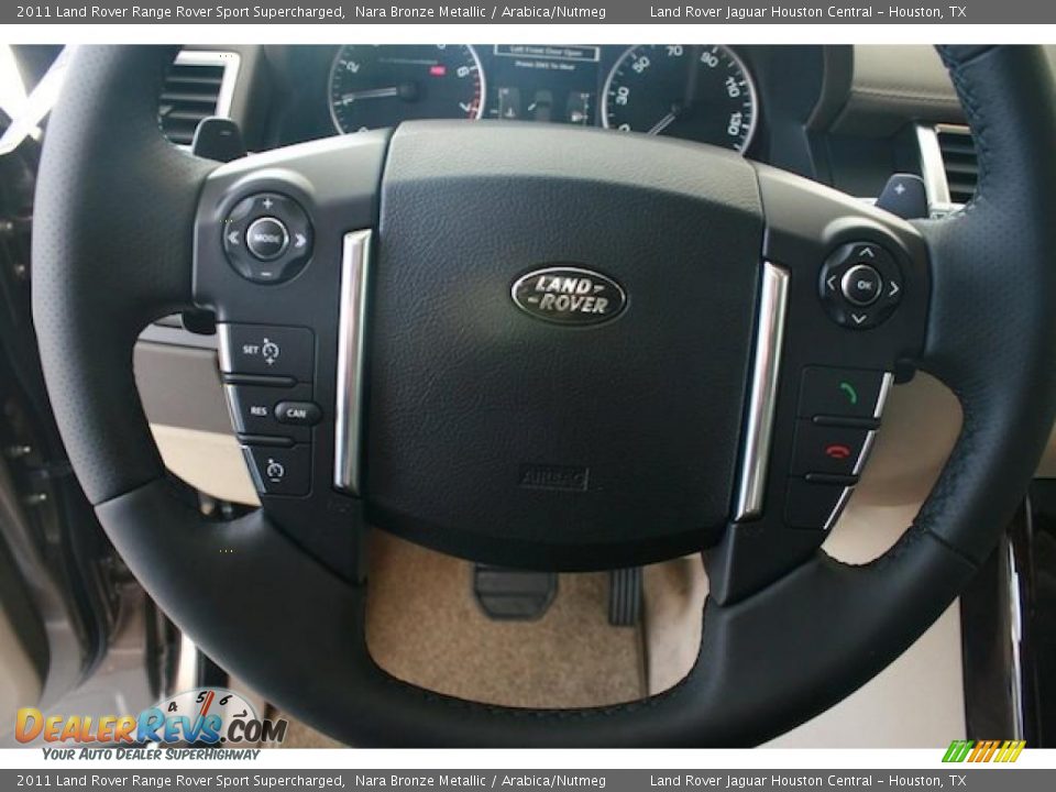 2011 Land Rover Range Rover Sport Supercharged Nara Bronze Metallic / Arabica/Nutmeg Photo #10