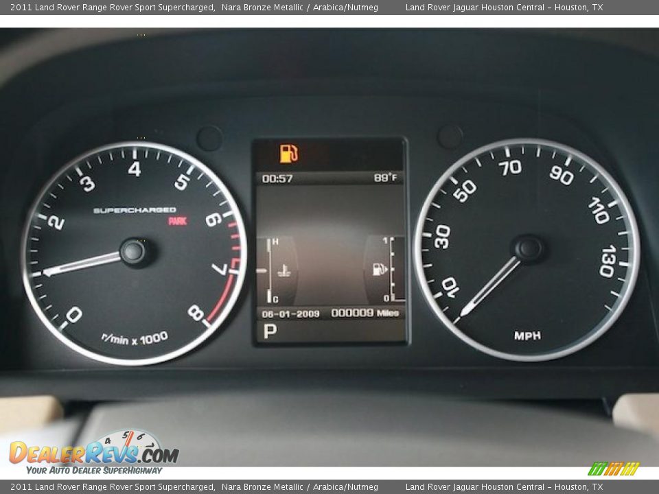 2011 Land Rover Range Rover Sport Supercharged Gauges Photo #11