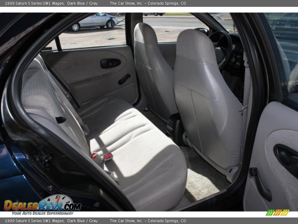 Gray Interior - 1999 Saturn S Series SW1 Wagon Photo #12