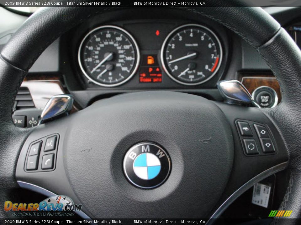 2009 BMW 3 Series 328i Coupe Steering Wheel Photo #18