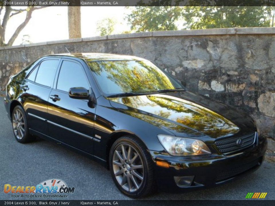 2004 Lexus IS 300 Black Onyx / Ivory Photo #1