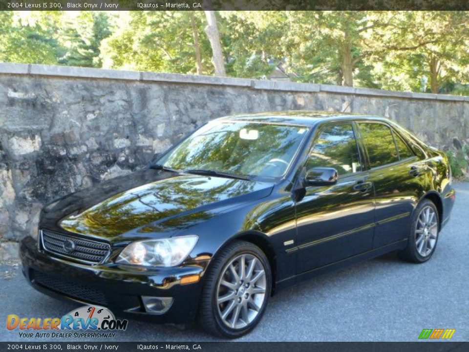 2004 Lexus IS 300 Black Onyx / Ivory Photo #2