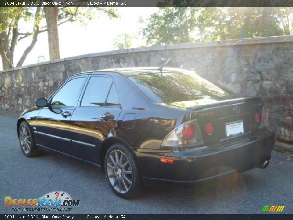 2004 Lexus IS 300 Black Onyx / Ivory Photo #4