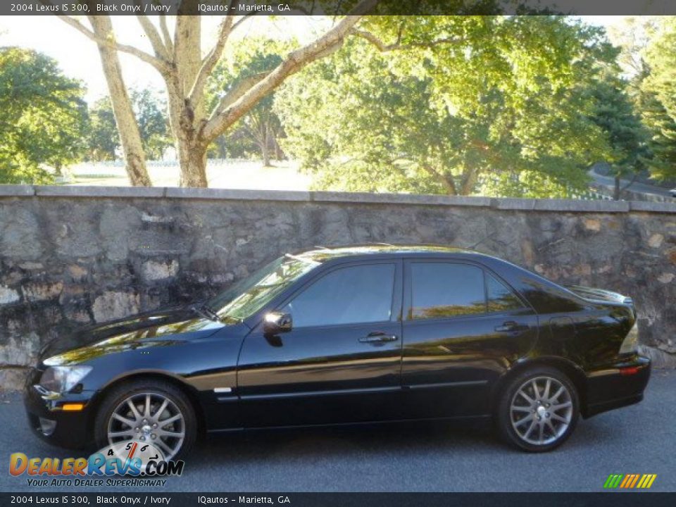 2004 Lexus IS 300 Black Onyx / Ivory Photo #5