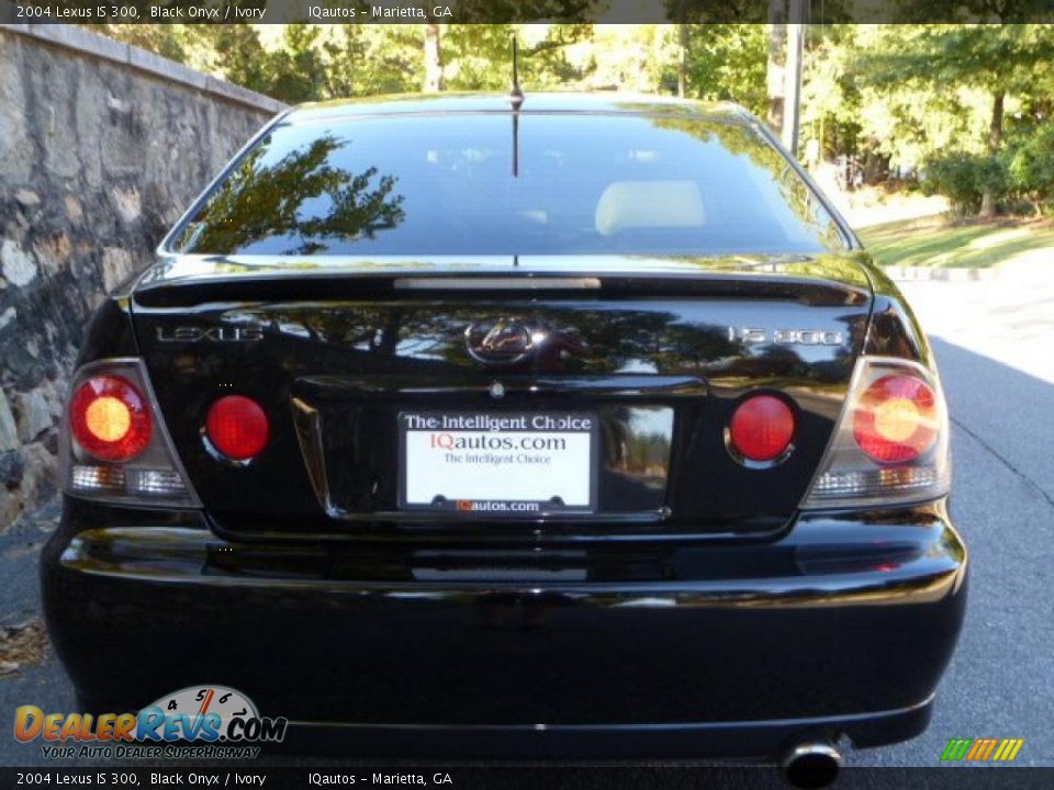 2004 Lexus IS 300 Black Onyx / Ivory Photo #11