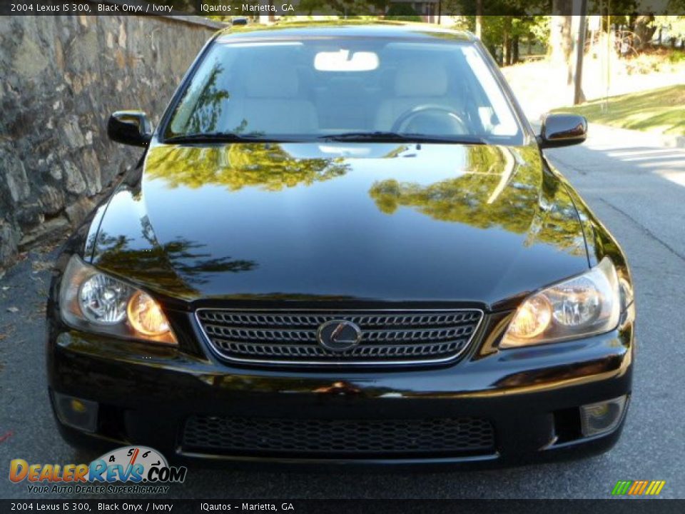 2004 Lexus IS 300 Black Onyx / Ivory Photo #12