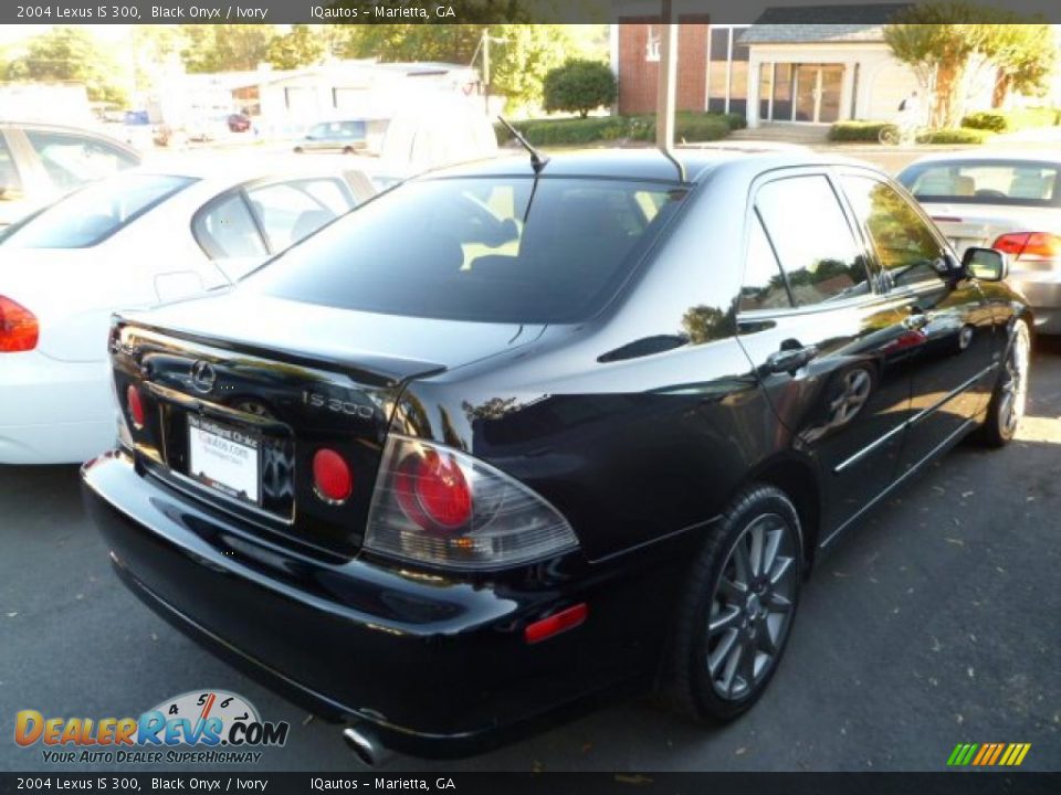 2004 Lexus IS 300 Black Onyx / Ivory Photo #30