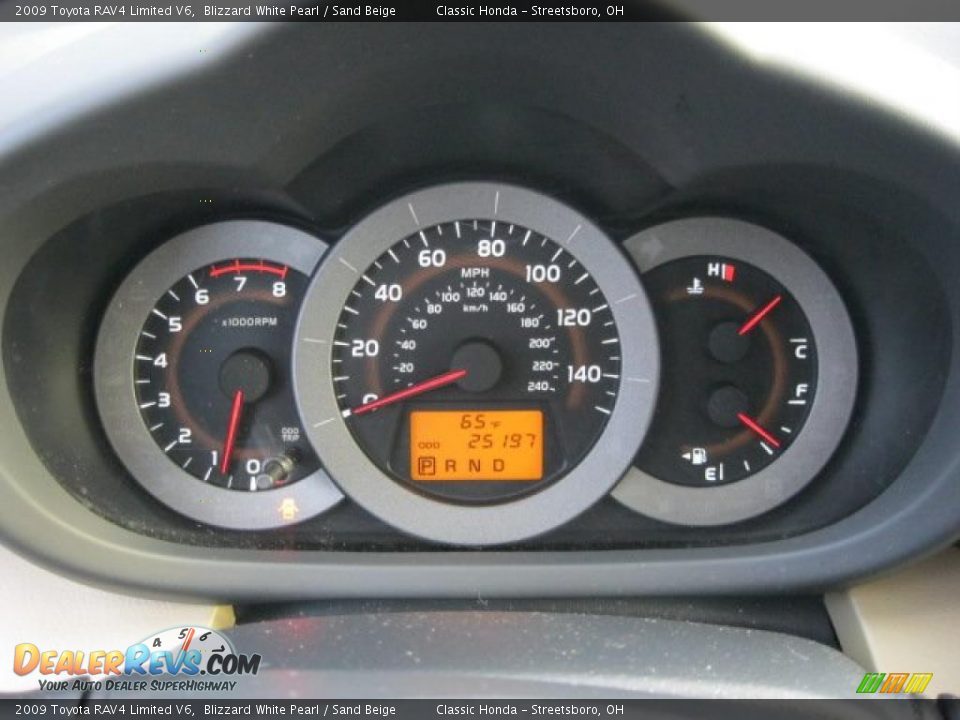 2009 Toyota RAV4 Limited V6 Gauges Photo #21