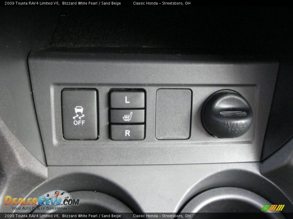 2009 Toyota RAV4 Limited V6 Blizzard White Pearl / Sand Beige Photo #25