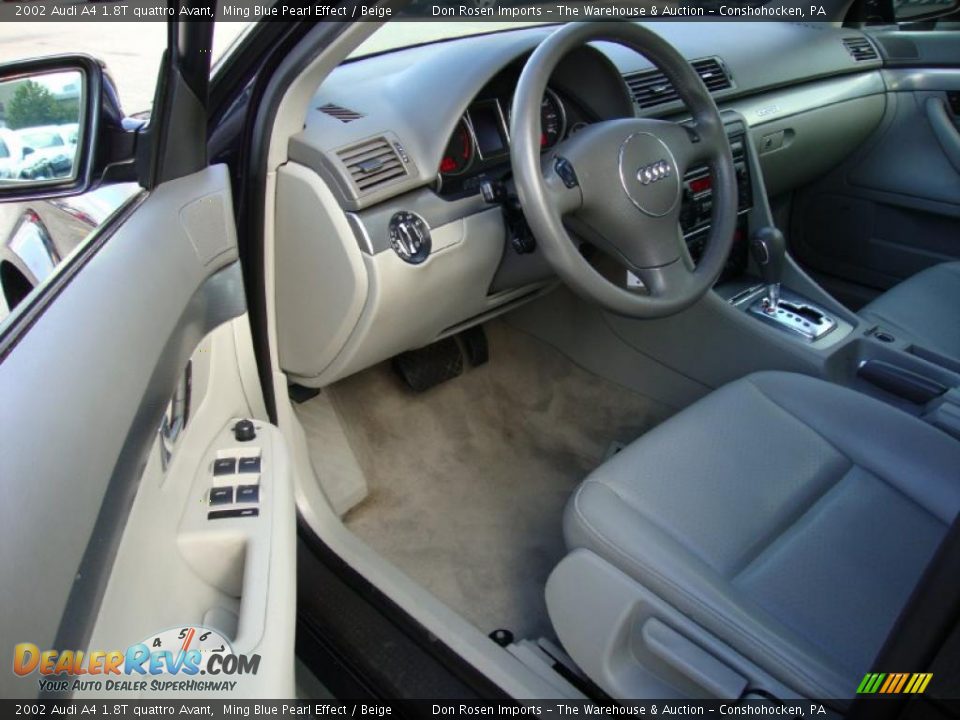 Beige Interior 2002 Audi A4 1 8t Quattro Avant Photo 13