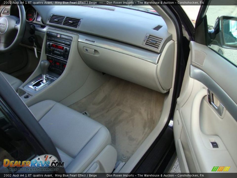 Beige Interior - 2002 Audi A4 1.8T quattro Avant Photo #18