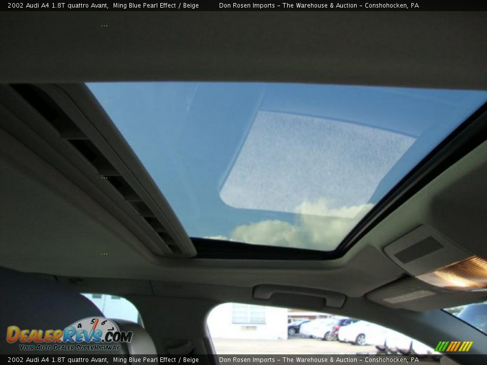 Sunroof of 2002 Audi A4 1.8T quattro Avant Photo #22